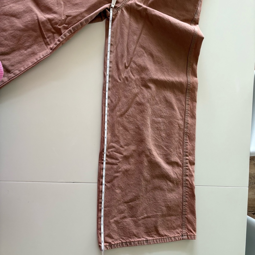 👖 NWT FREE PEOPLE WE THE FREE CRVY GIA HIGH RISE WIDE LEG JEANS PANTS SIZE 31 - Picture 15 of 16